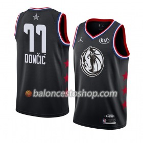 Camiseta Hombre NBA Dallas Mavericks Luka Dončić 77 2019 All-Star Jordan Brand Negro Swingman